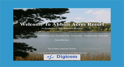 Desktop Screenshot of abbottacresresort.com